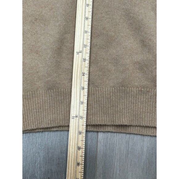 LL Bean Mens 100% Cashmere Sweater Vest V-Neck Sleeveless Preppy Brown Size XXL - Picture 6 of 6